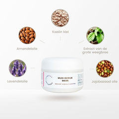 Maschera di fango e scrub naturale