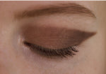 Eyeshadow Matte Chocolate overzicht voorbeeld gesloten oog